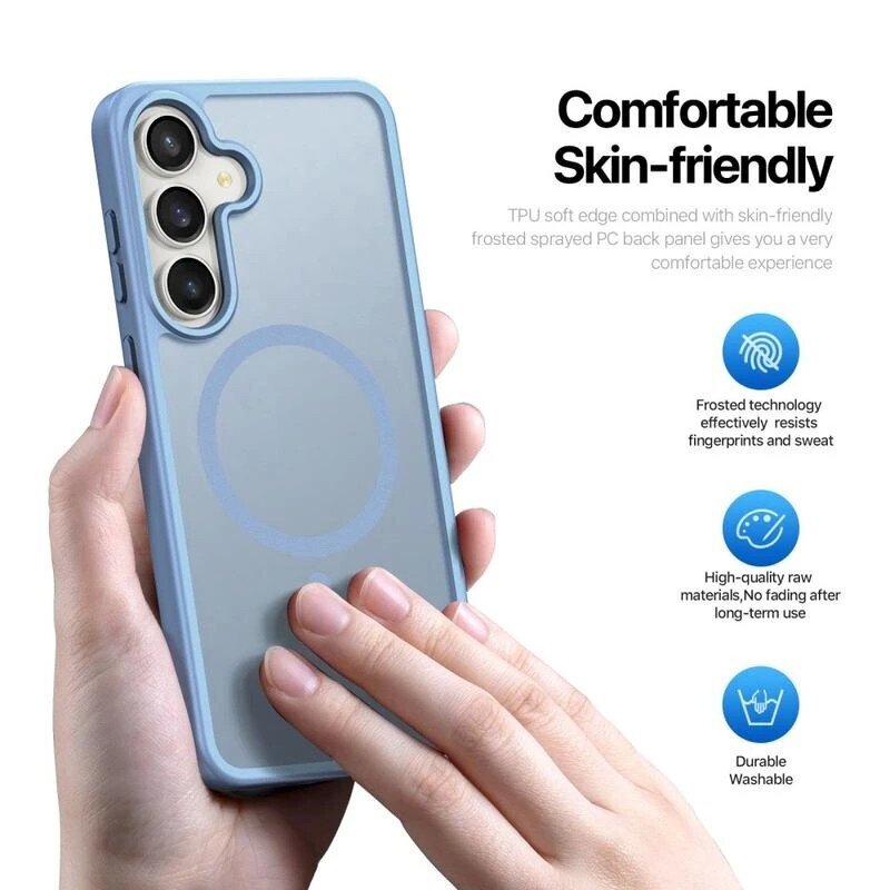 Samsung Galaxy S25 FE Dux Ducis Yind dėklas – mėlynas 1 Samsung Galaxy S25 FE Dux Ducis Yind dėklas – mėlynas 1