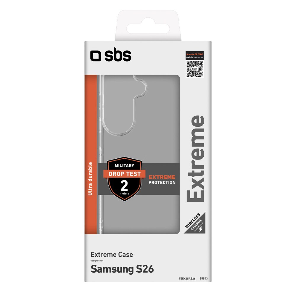 Samsung Galaxy S26 SBS Extreme X2 dėklas – skaidrus 1