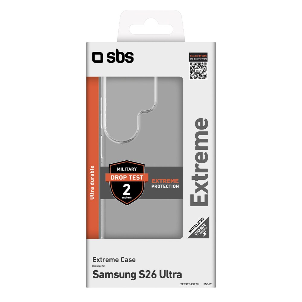 Samsung Galaxy S26 Ultra SBS Extreme X2 dėklas – skaidrus 1