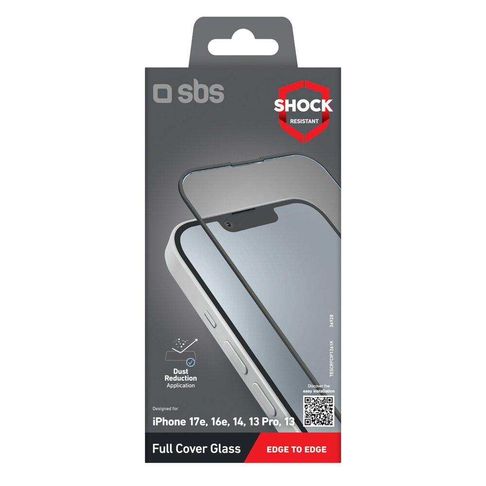 iPhone 13 / 13 Pro / 14 / 16e / 17e SBS Full Cover grūdintas stiklas 1 iPhone 13 / 13 Pro / 14 / 16e / 17e SBS Full Cover grūdintas stiklas 1