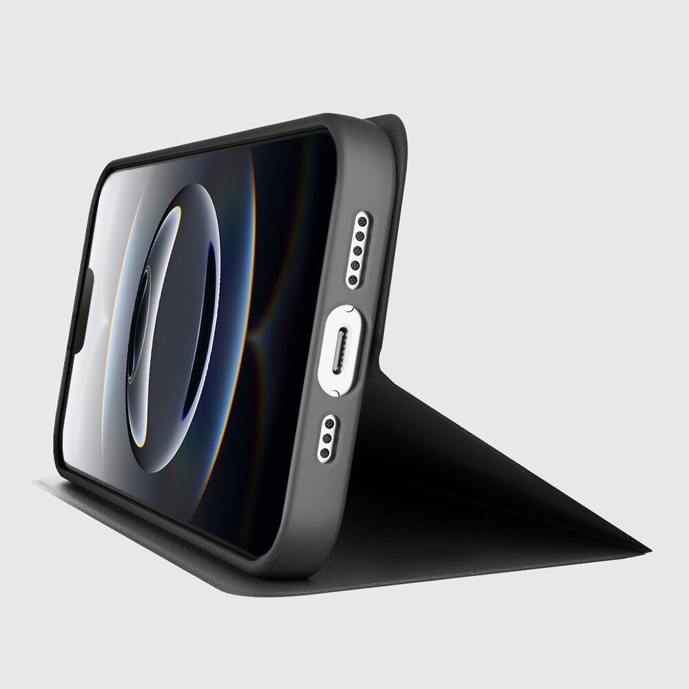 Iphone 16e / Iphone 17e / 17e SBS Wallet Smooth dėklas su atvartu – juodas 2