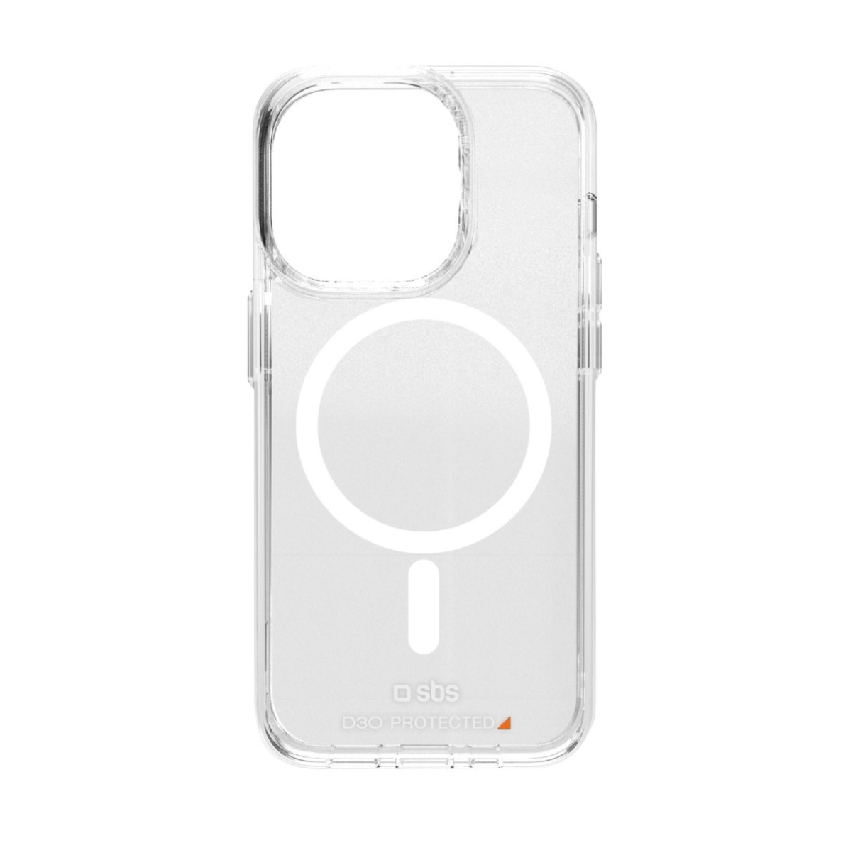 SBS D3O MagSafe iPhone 15 Dėklas - Clear SBS D3O MagSafe iPhone 15 Dėklas - Clear