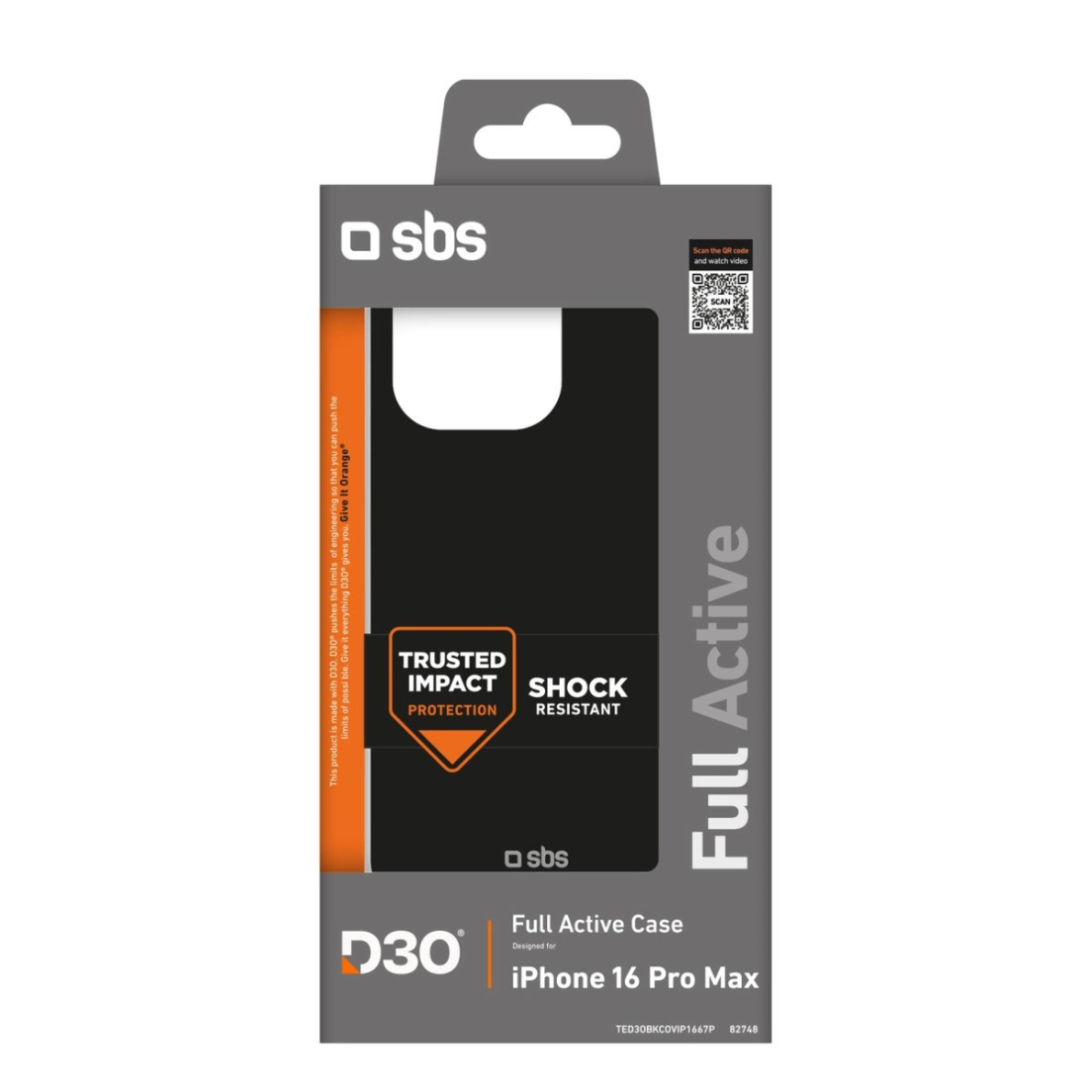 SBS Full Active D3O Dėklas iPhone 16 Pro Max - Juodas 1 SBS Full Active D3O Dėklas iPhone 16 Pro Max - Juodas 1