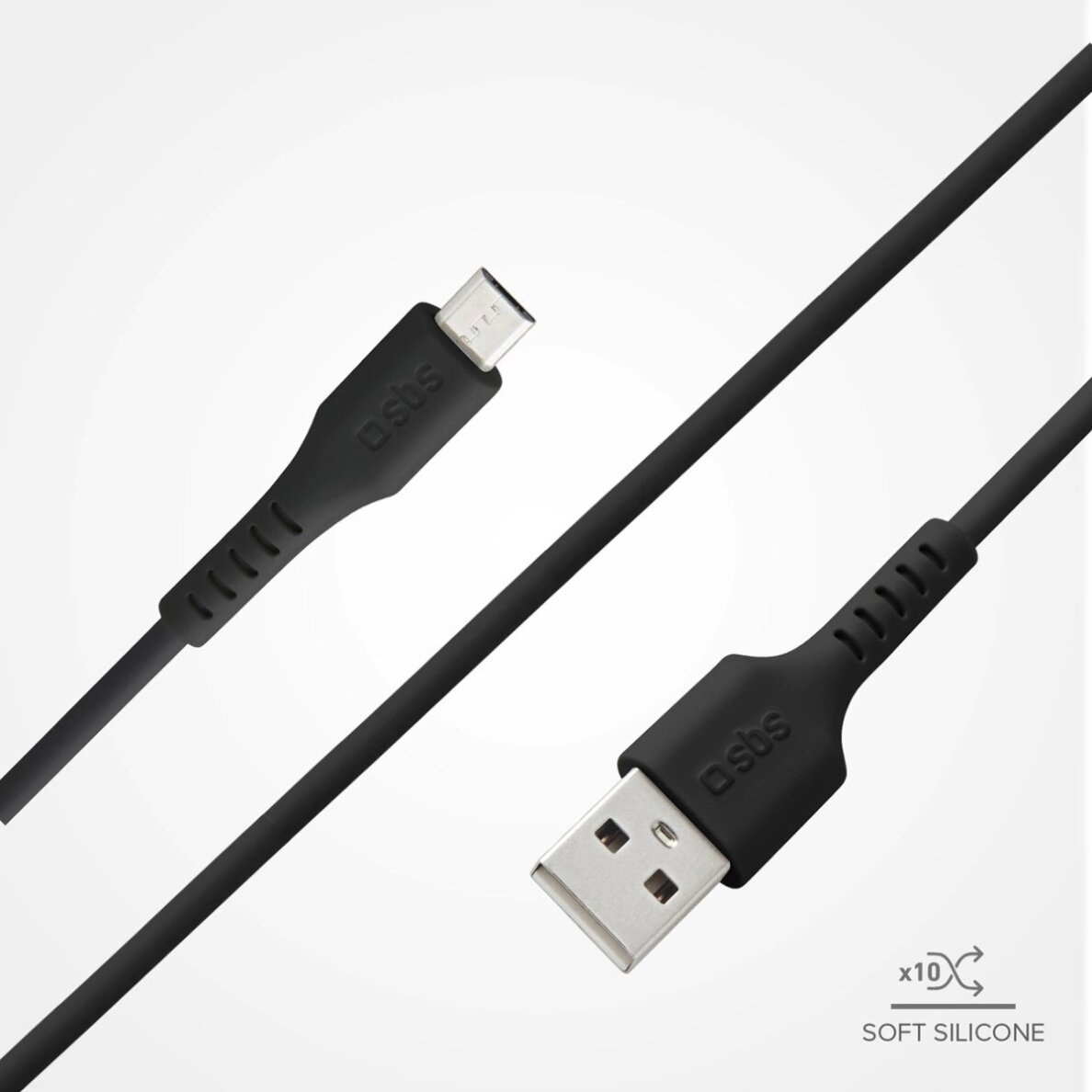 Krovimo kabelis SBS LTHL200 USB-A - Micro-USB 1m – juodas 5