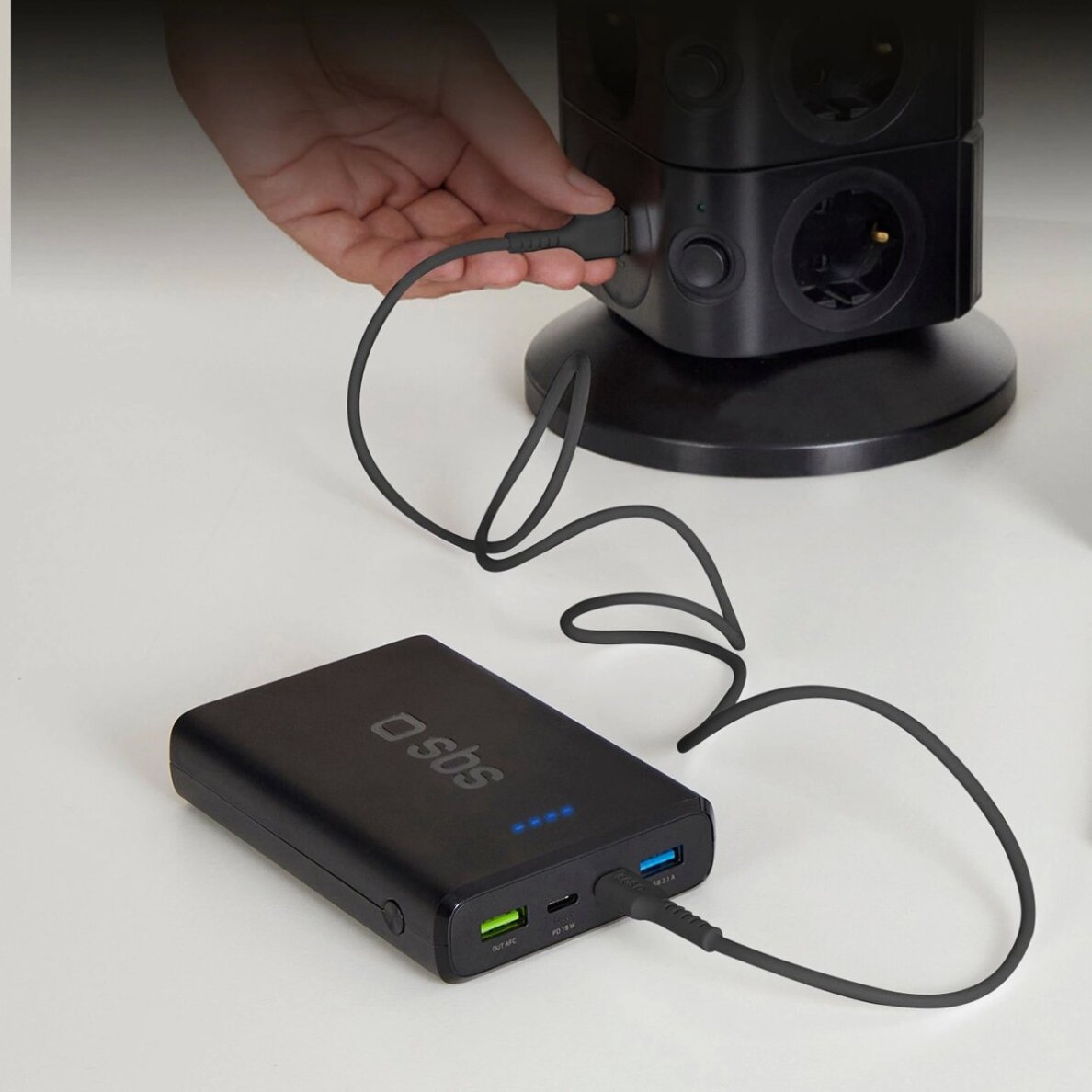 Krovimo kabelis SBS LTHL200 USB-A - Micro-USB 1m – juodas 6