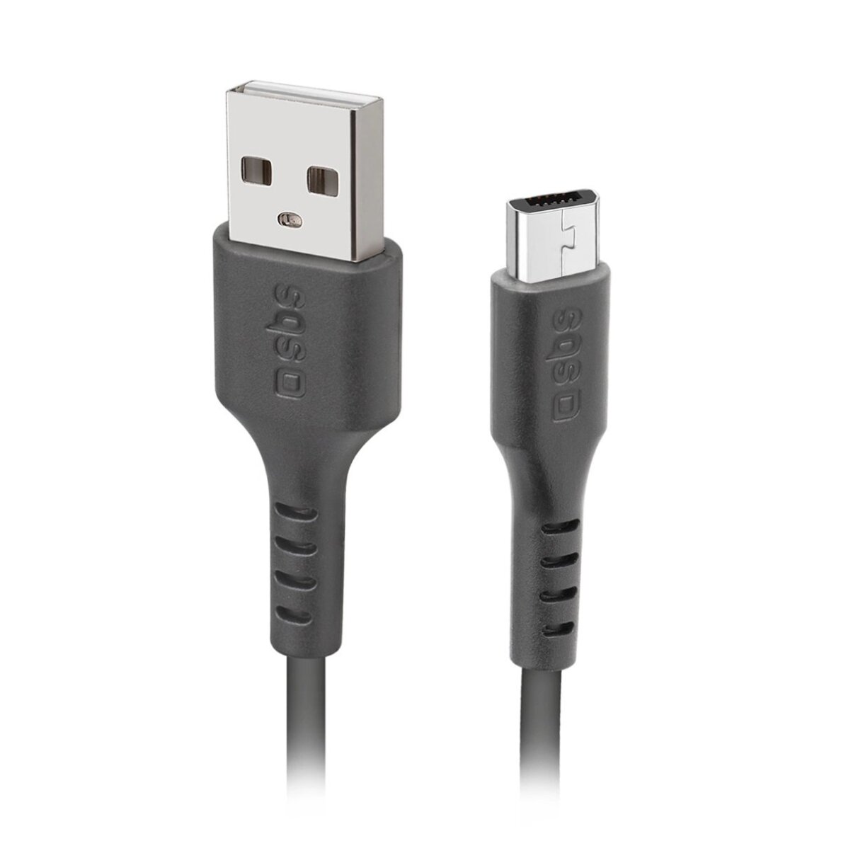 Krovimo kabelis SBS TECABLEMICRO2K USB-A - Micro-USB 2m – juodas