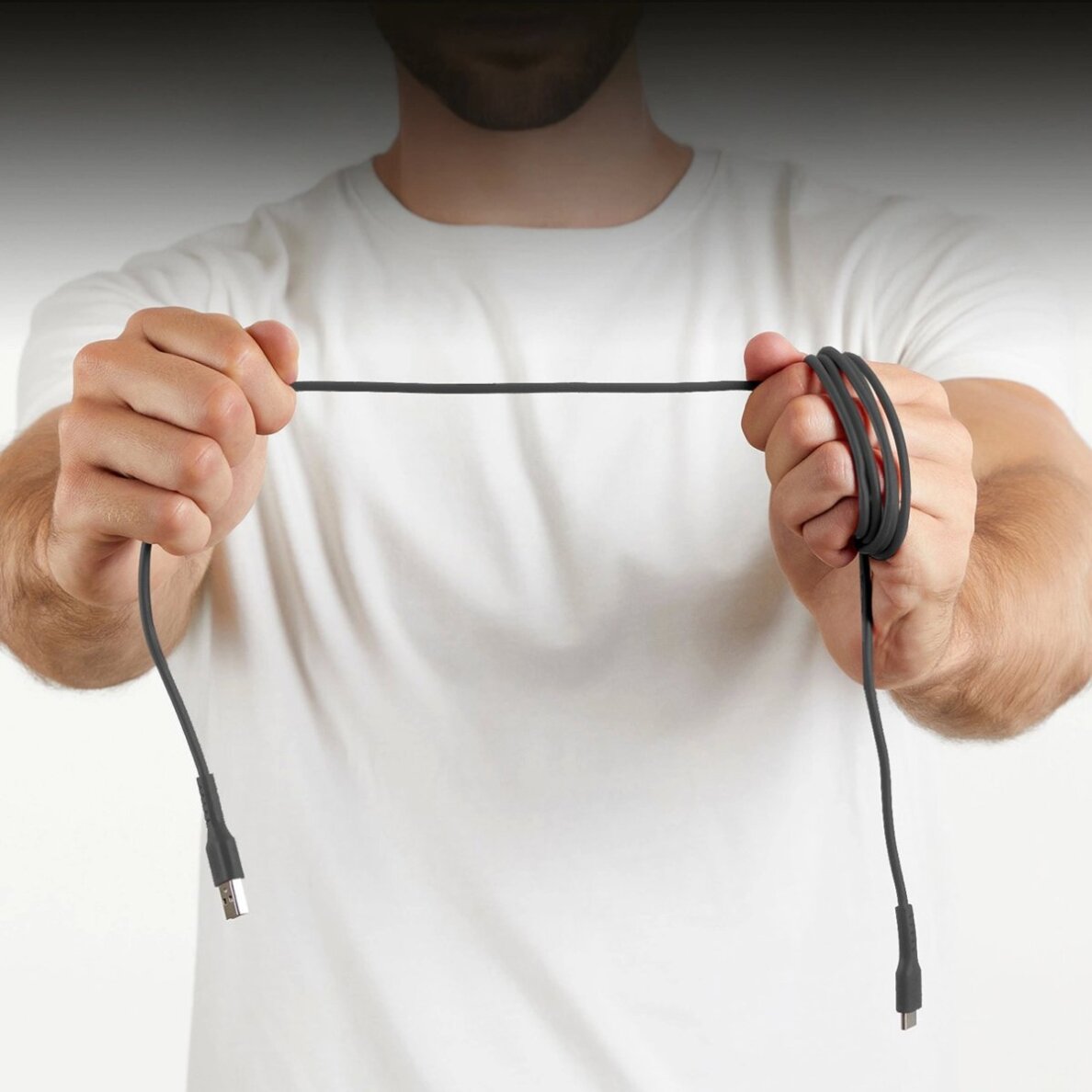 Krovimo kabelis SBS TECABLEMICROC15K USB-A - USB-C 1.5m – juodas 3