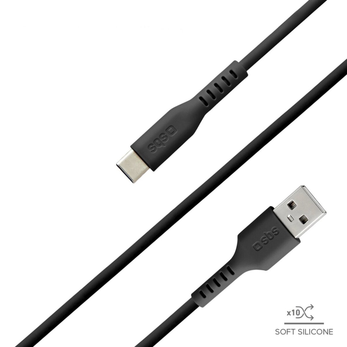 Krovimo kabelis SBS TECABLEMICROC15K USB-A - USB-C 1.5m – juodas 4