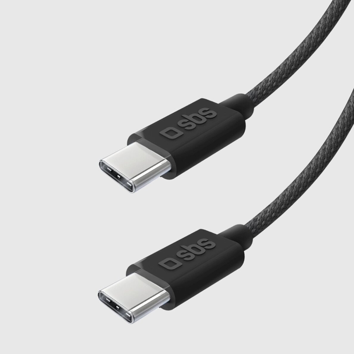 Krovimo kabelis SBS TECABLETISSUETCK USB-C - USB-C 1.5m 60W pintas – juodas 9 Krovimo kabelis SBS TECABLETISSUETCK USB-C - USB-C 1.5m 60W pintas – juodas 9