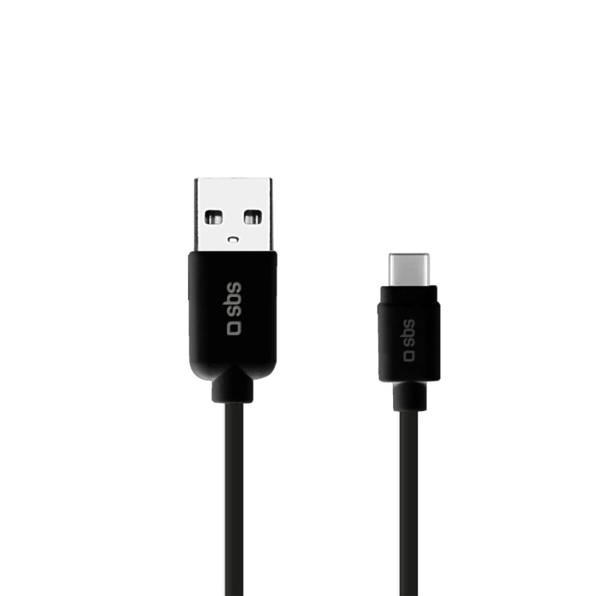 Krovimo kabelis SBS TECABLETYC1KPOS USB-A - USB-C 1m – juodas 3