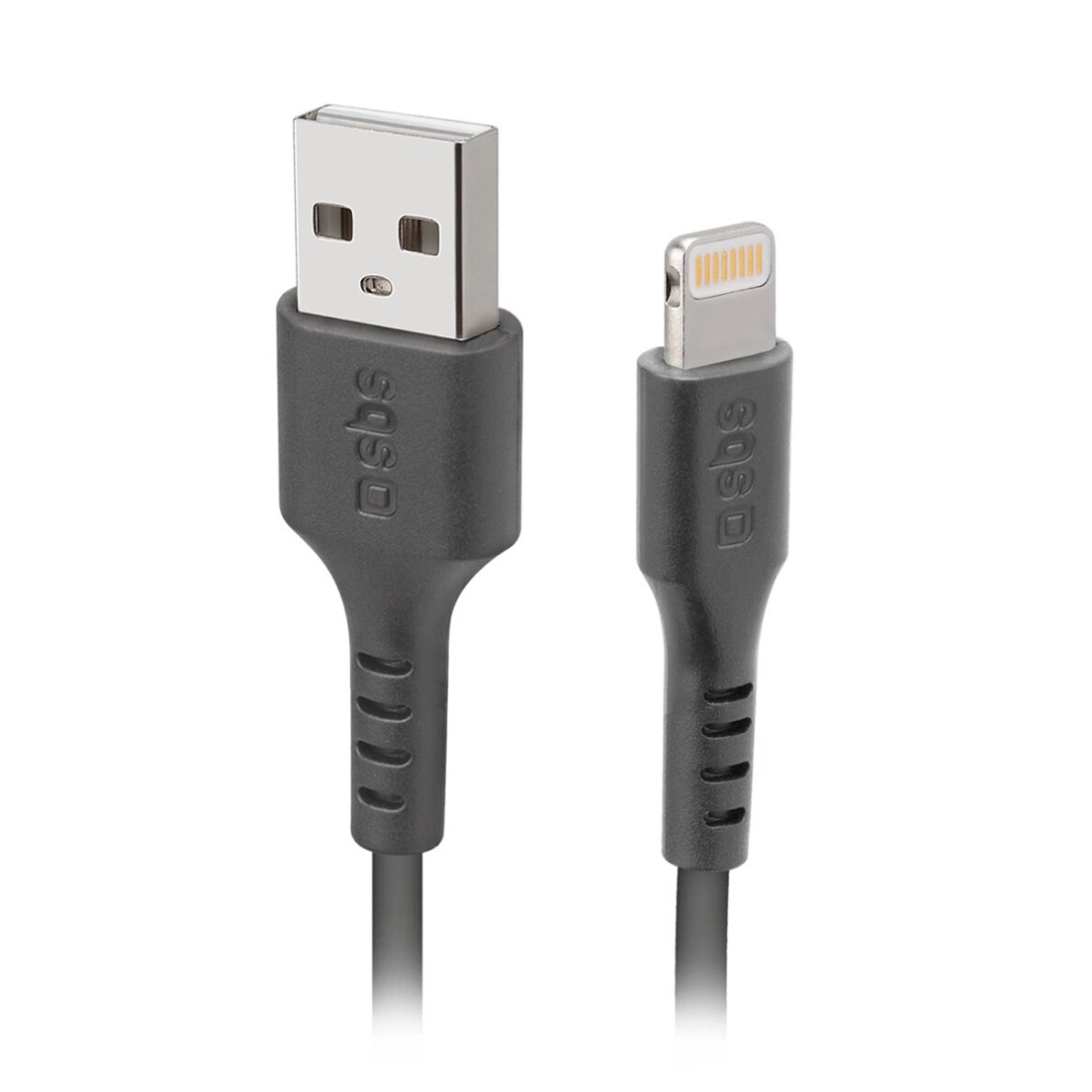 Krovimo kabelis SBS TECABLEUSBIP589K USB-A - Lightning 1m MFi sertifikuotas – juodas Krovimo kabelis SBS TECABLEUSBIP589K USB-A - Lightning 1m MFi sertifikuotas – juodas