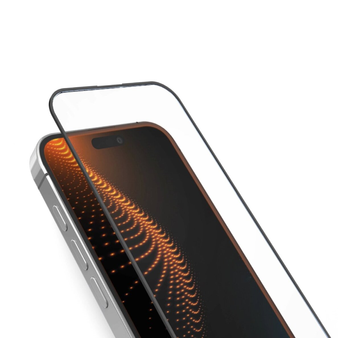 iPhone 16 Pro SBS grūdintas stiklas su D3O technologija ir aplikatoriumi