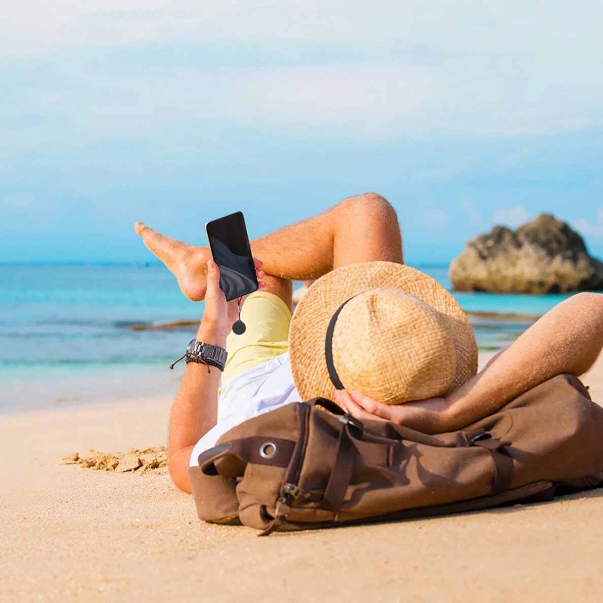 Lokatorius SBS Track My Circle atsparus vandeniui IP65, suderinamas su Apple Find My – juodas 6