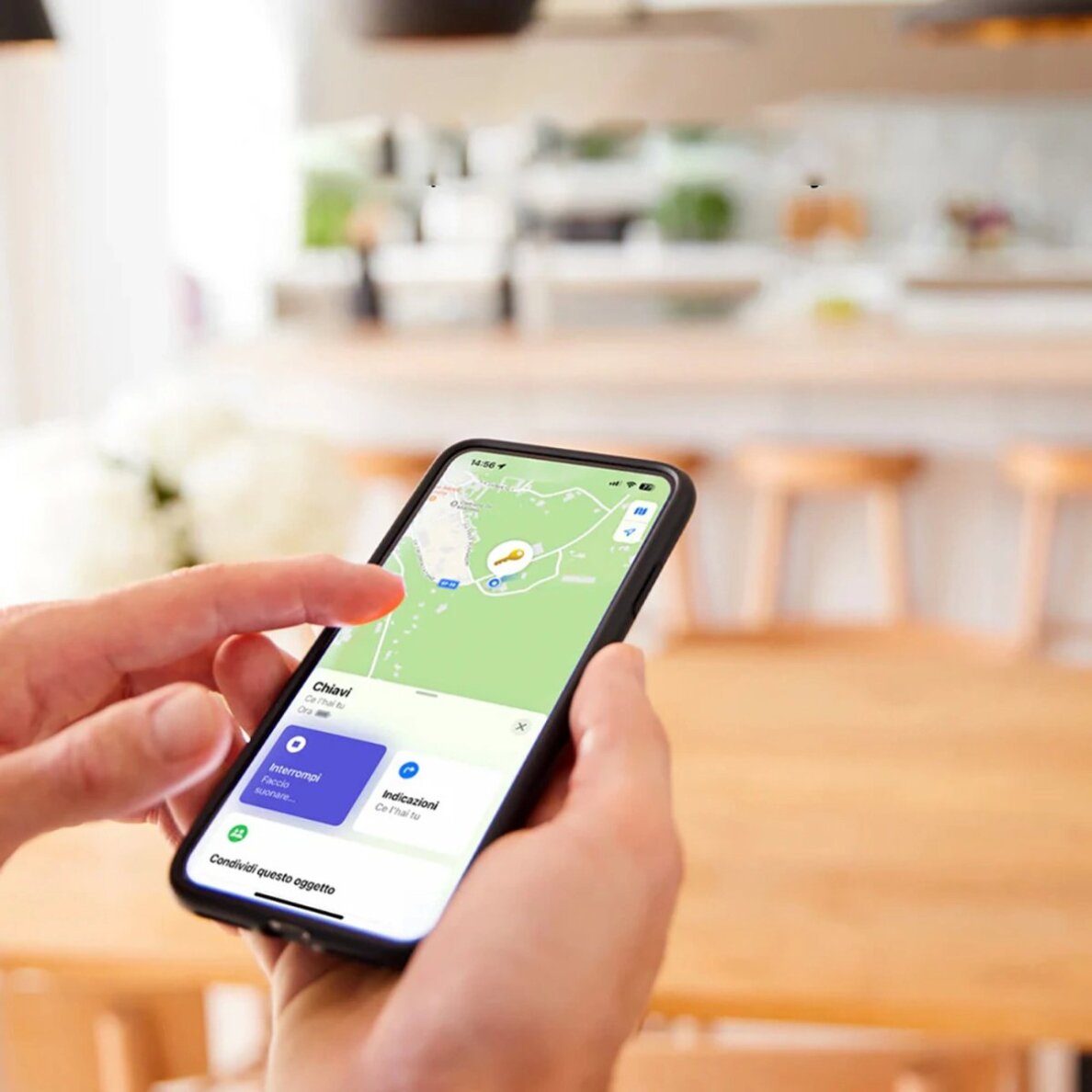 Lokatorius SBS Track My Circle atsparus vandeniui IP65, suderinamas su Apple Find My – baltas 3 Lokatorius SBS Track My Circle atsparus vandeniui IP65, suderinamas su Apple Find My – baltas 3