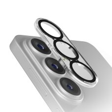 Samsung Galaxy S26 SBS galinės kameros apsauginis stiklas su juodu rėmeliu Samsung Galaxy S26 SBS galinės kameros apsauginis stiklas su juodu rėmeliu