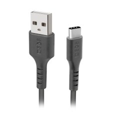 Krovimo kabelis SBS TECABLETYC1KPOS USB-A - USB-C 1m – juodas