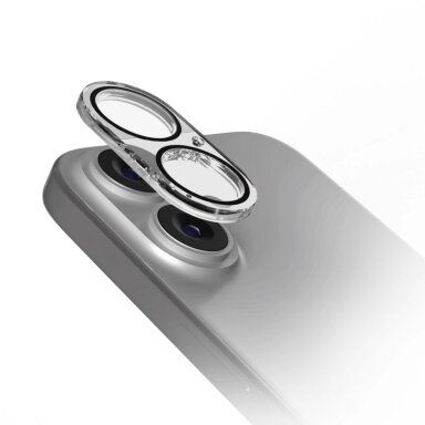iPhone 16 / 16 Plus SBS Active D3O grūdinto stiklo kameros objektyvų apsauga iPhone 16 / 16 Plus SBS Active D3O grūdinto stiklo kameros objektyvų apsauga
