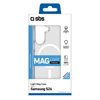 Samsung Galaxy S26 Ultra SBS Cover Light Mag MagSafe dėklas – skaidrus 1