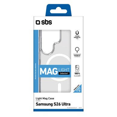 Samsung Galaxy S26 Ultra SBS Cover Light Mag MagSafe dėklas – skaidrus 1