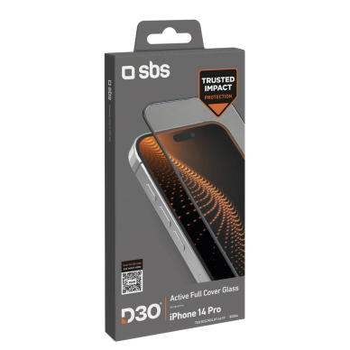 SBS D3O stiklas su rėmeliu iPhone 14 Pro 2