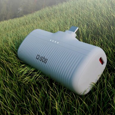 Išorinė baterija SBS EcoPower 5000 mAh 10W su integruotu USB-C jungtimi – pilka 5 Išorinė baterija SBS EcoPower 5000 mAh 10W su integruotu USB-C jungtimi – pilka 5