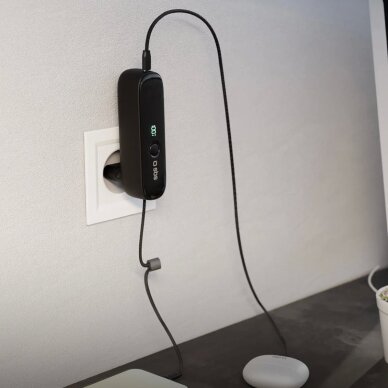 Išorinė baterija SBS Hybrid PD 20W 5000mAh su įmontuotu laidu ir sulankstomu kištuku – juoda 3