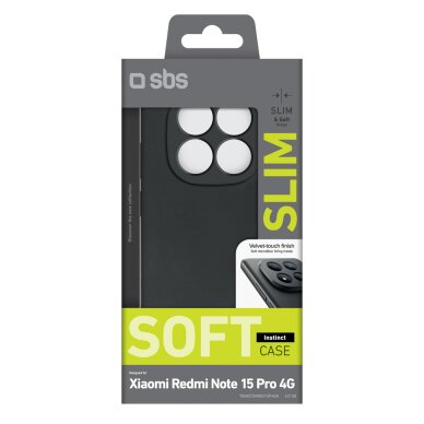 Xiaomi Redmi Note 15 Pro 4G SBS Instinct dėklas – juodas 1