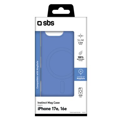 Iphone 16e / Iphone 17e / 17e SBS Instinct MagSafe dėklas – mėlynas 2 Iphone 16e / Iphone 17e / 17e SBS Instinct MagSafe dėklas – mėlynas 2