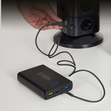 Krovimo kabelis SBS LTHL200 USB-A - Micro-USB 1m – juodas 6