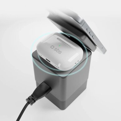 Įkrovimo stotelė SBS Power Dock 6-in-1 su MagSafe, stovu ir USB-C laidais 65W – juoda 3 Įkrovimo stotelė SBS Power Dock 6-in-1 su MagSafe, stovu ir USB-C laidais 65W – juoda 3