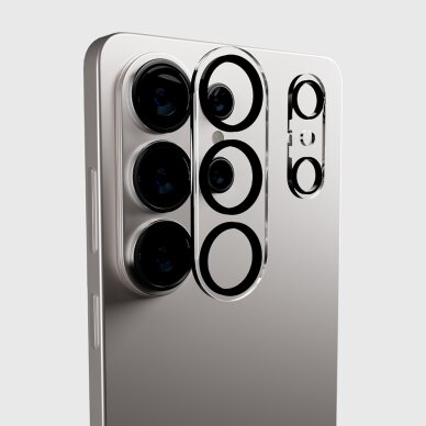 Samsung Galaxy S26 Ultra SBS galinės kameros apsauginis stiklas su juodu rėmeliu 2 Samsung Galaxy S26 Ultra SBS galinės kameros apsauginis stiklas su juodu rėmeliu 2