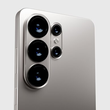 Samsung Galaxy S26 Ultra SBS galinės kameros apsauginis stiklas su juodu rėmeliu 3 Samsung Galaxy S26 Ultra SBS galinės kameros apsauginis stiklas su juodu rėmeliu 3