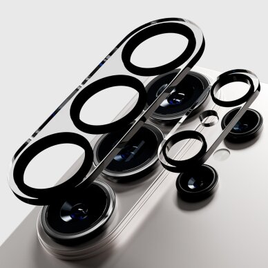 Samsung Galaxy S26 Ultra SBS galinės kameros apsauginis stiklas su juodu rėmeliu 5 Samsung Galaxy S26 Ultra SBS galinės kameros apsauginis stiklas su juodu rėmeliu 5