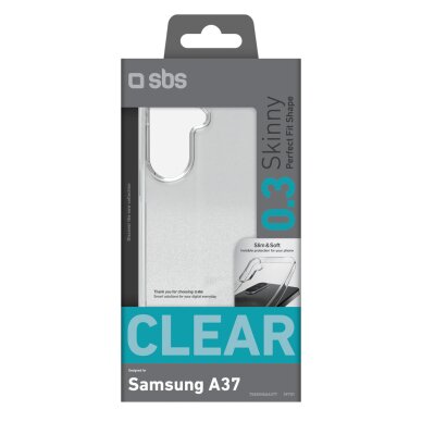 Samsung Galaxy A37 SBS Skinny Cover dėklas - Skaidrus 1 Samsung Galaxy A37 SBS Skinny Cover dėklas - Skaidrus 1