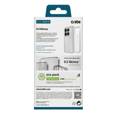Xiaomi 15 SBS Skinny Cover dėklas – skaidrus 2 Xiaomi 15 SBS Skinny Cover dėklas – skaidrus 2