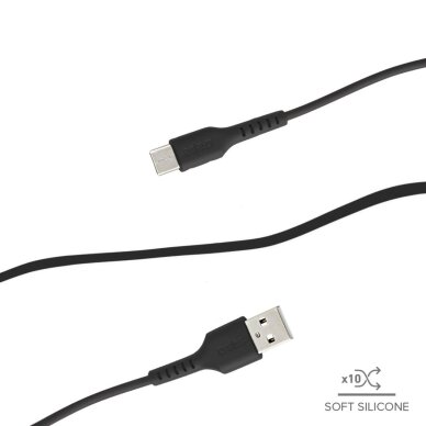 Krovimo kabelis SBS TECABLEMICRO2K USB-A - Micro-USB 2m – juodas 4