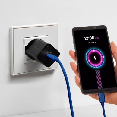 Krovimo kabelis SBS TECABLETISSUETCCB USB-C - USB-C 1.5m 60W pintas – mėlynas 7 Krovimo kabelis SBS TECABLETISSUETCCB USB-C - USB-C 1.5m 60W pintas – mėlynas 7