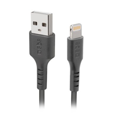 Krovimo kabelis SBS TECABLEUSBIP589K USB-A - Lightning 1m MFi sertifikuotas – juodas Krovimo kabelis SBS TECABLEUSBIP589K USB-A - Lightning 1m MFi sertifikuotas – juodas