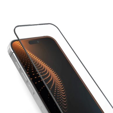 SBS D3O stiklas su rėmeliu iPhone 15 Pro / Pro Max