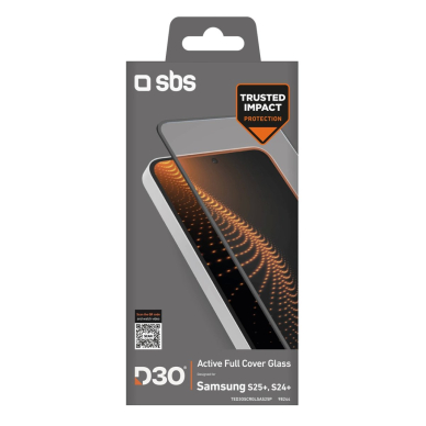 SBS grūdintas stiklas su D3O rėmeliu skirtas Samsung Galaxy S25+ / S24+ 2