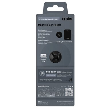 Telefono laikiklis SBS TESUNSUPMAGK, suderinamas su MagSafe, vėdinimo angai – juodas 1 Telefono laikiklis SBS TESUNSUPMAGK, suderinamas su MagSafe, vėdinimo angai – juodas 1