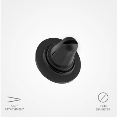 Telefono laikiklis SBS TESUPMAGMCLIP, suderinamas su MagSafe, vėdinimo angai – juodas 4 Telefono laikiklis SBS TESUPMAGMCLIP, suderinamas su MagSafe, vėdinimo angai – juodas 4