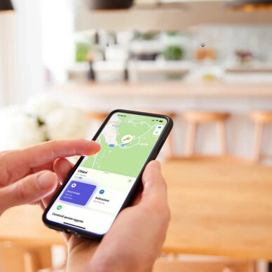 Lokatorius SBS Track My Circle atsparus vandeniui IP65, suderinamas su Apple Find My – baltas 3 Lokatorius SBS Track My Circle atsparus vandeniui IP65, suderinamas su Apple Find My – baltas 3