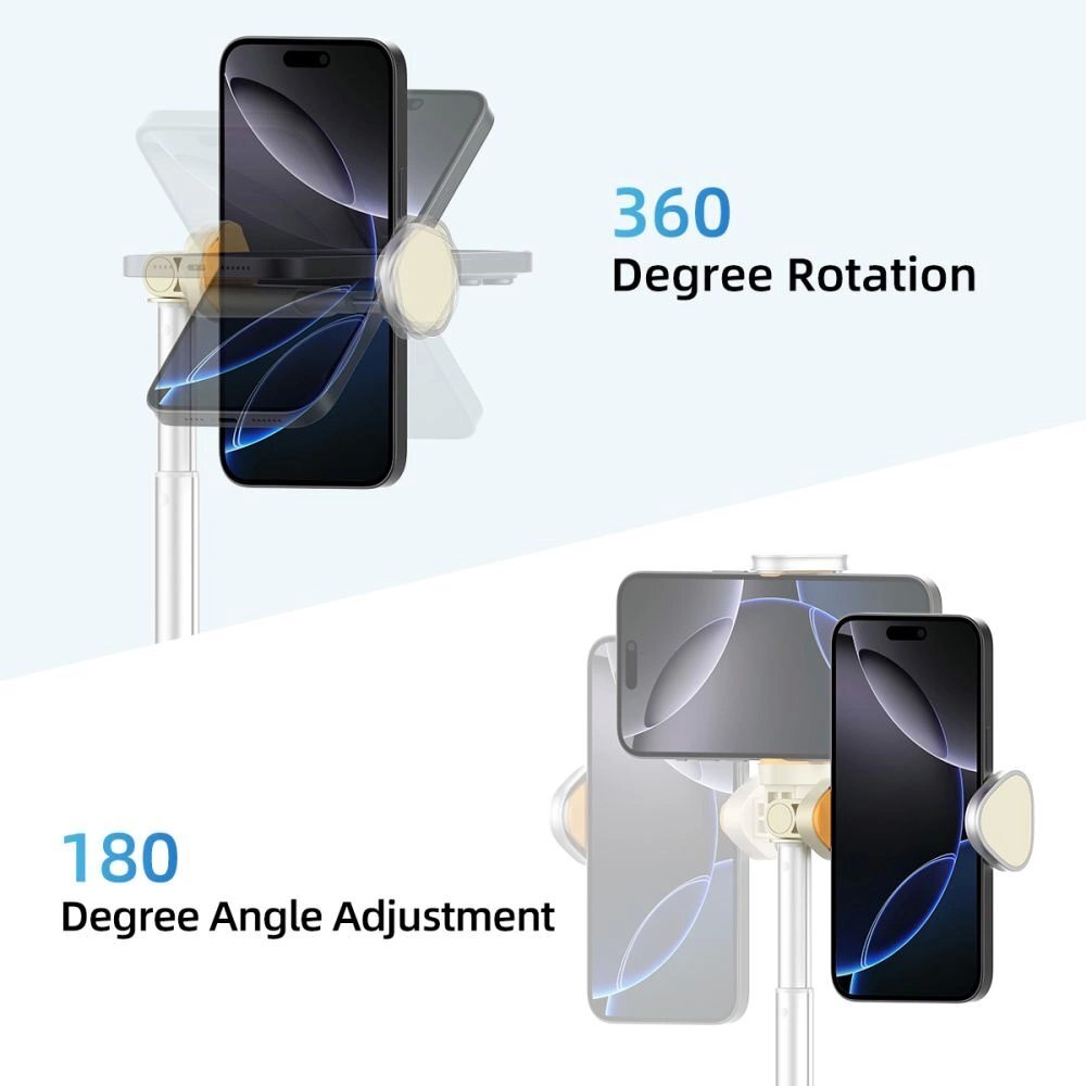 Selfie lazda Tech-Protect L09S su trikoju – smėlinė 5 Selfie lazda Tech-Protect L09S su trikoju – smėlinė 5