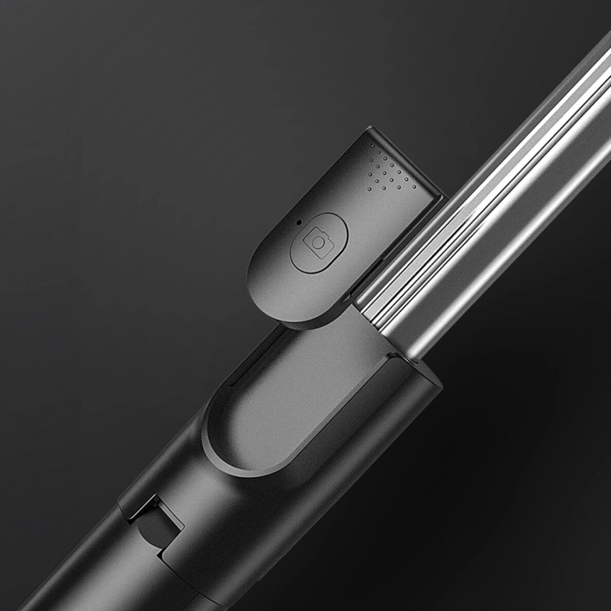 Selfie lazda WHS1Y teleskopinė 1m su telefono laikikliu – juoda 10 Selfie lazda WHS1Y teleskopinė 1m su telefono laikikliu – juoda 10