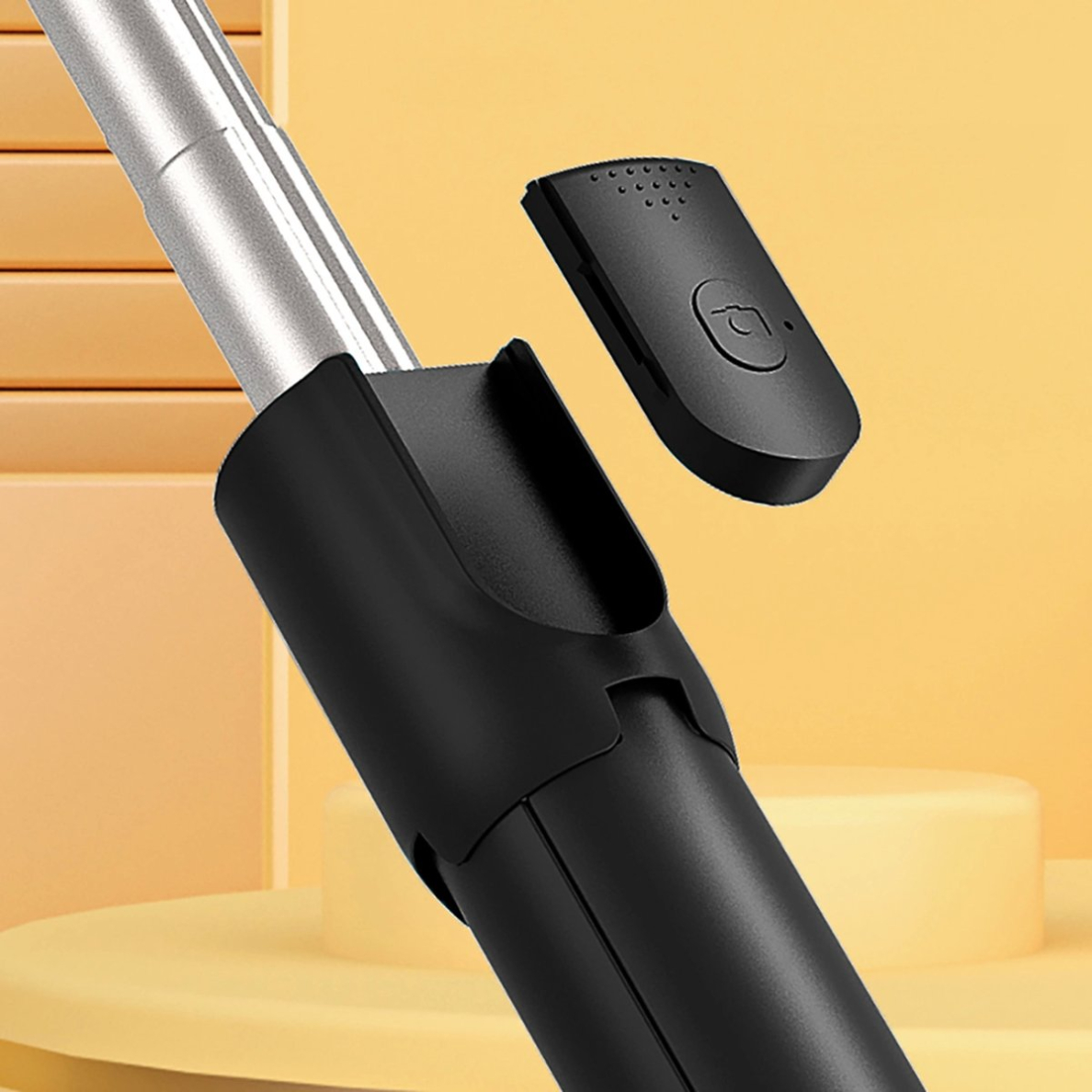 Trikojis stovas WRY1S teleskopinis 0.7m, skirtas telefonui – juodas 14