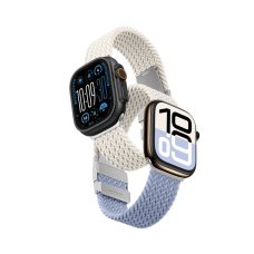 Apple Watch 45/46/49mm AmazingThing Blend Band dirželių rinkinys 2vnt - kosminė mėlyna/žvaigždžių