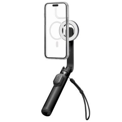 Spigen S571W asmenukių lazda su MagSafe, Bluetooth ir trikoju – juodas 2