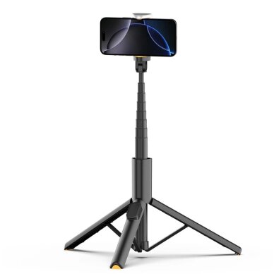 Selfie lazda Tech-Protect L09S su trikoju – juoda 3 Selfie lazda Tech-Protect L09S su trikoju – juoda 3