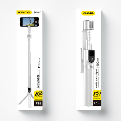 Asmenukių lazda / telescopic pole su tripod Dudao F18W - Baltas 3 Asmenukių lazda / telescopic pole su tripod Dudao F18W - Baltas 3